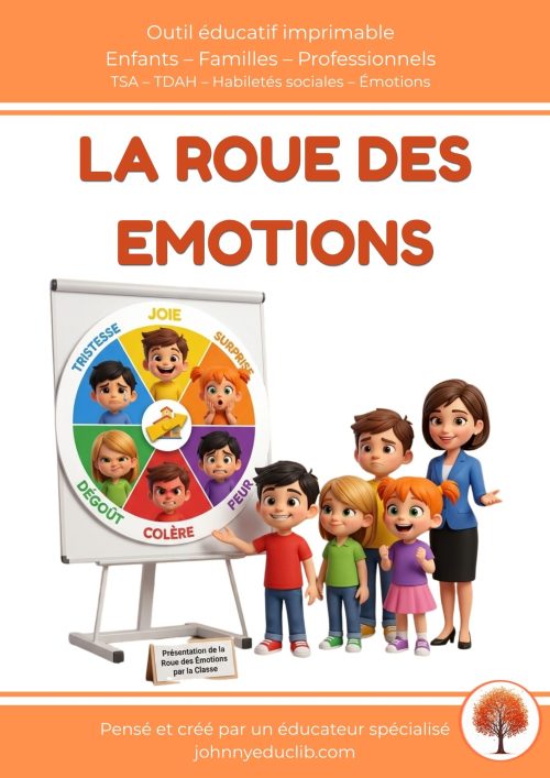 La roue des émotions – support éducatif pour la compréhension et l’expression des émotions